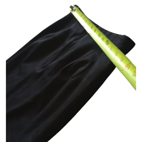 Miss Pendleton Women's Size 12 100%  Virgin Wool Black Mini Skirt-Vintage "80's" - Picture 3 of 6